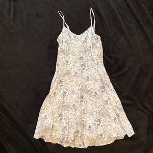Olds Navy White and Blue Summer Dress